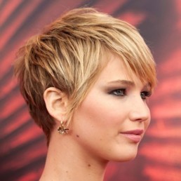 Jennifer Lawrence Pretty Short Haircut - www.hollywoodpicture.net